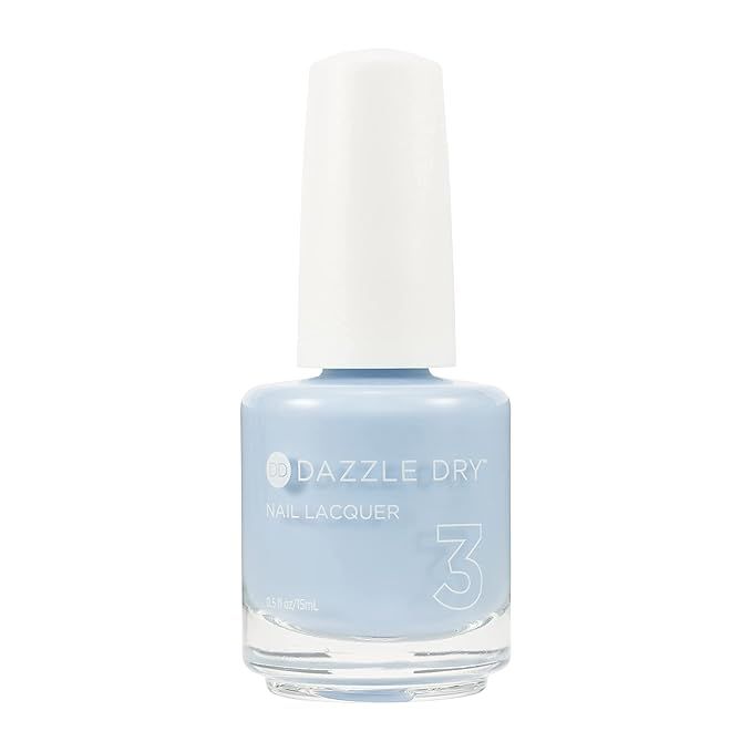 Dazzle Dry Nail Lacquer (Step 3) - Lotion, Please! - A light powder blue with gray undertones. Fu... | Amazon (US)