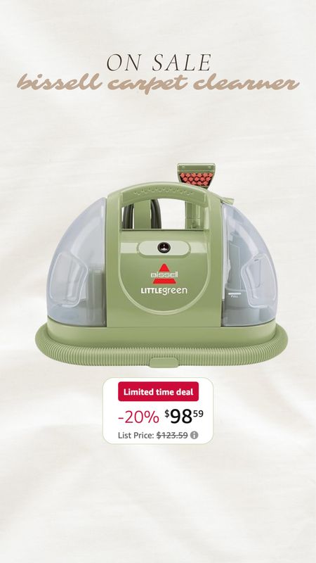 This carpet cleaner has saved my house cleaning so many times and it’s on sale! 

Bissell carpet cleaner, little green cleaner on sale, Amazon home, home finds, home sale 

#LTKsalealert #LTKhome
