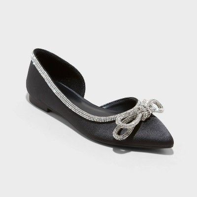 Women's Juliette Bow Ballet Flats - A New Day™ | Target