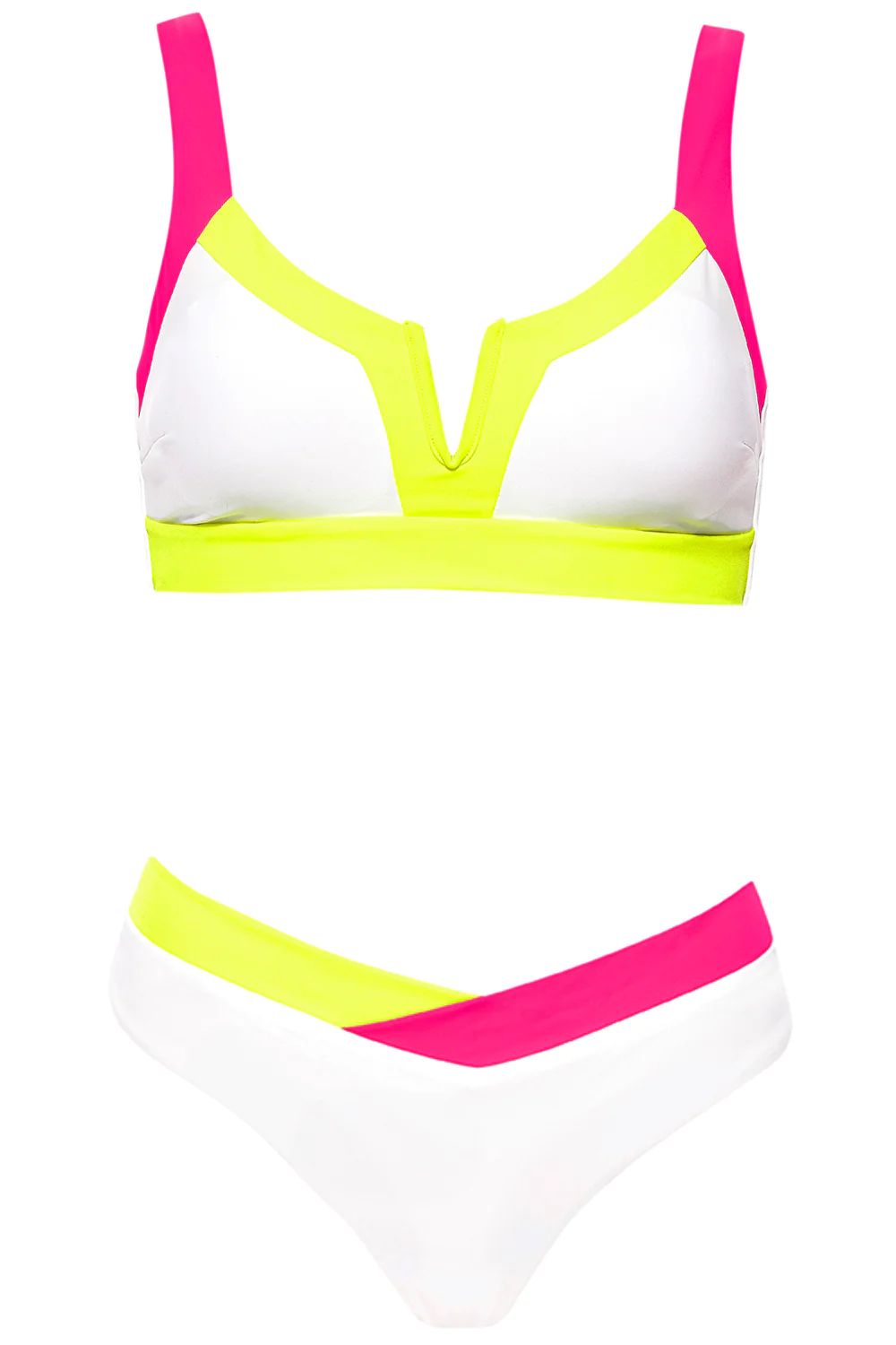 Vista Bikini Neon Tricolor Set | VETCHY