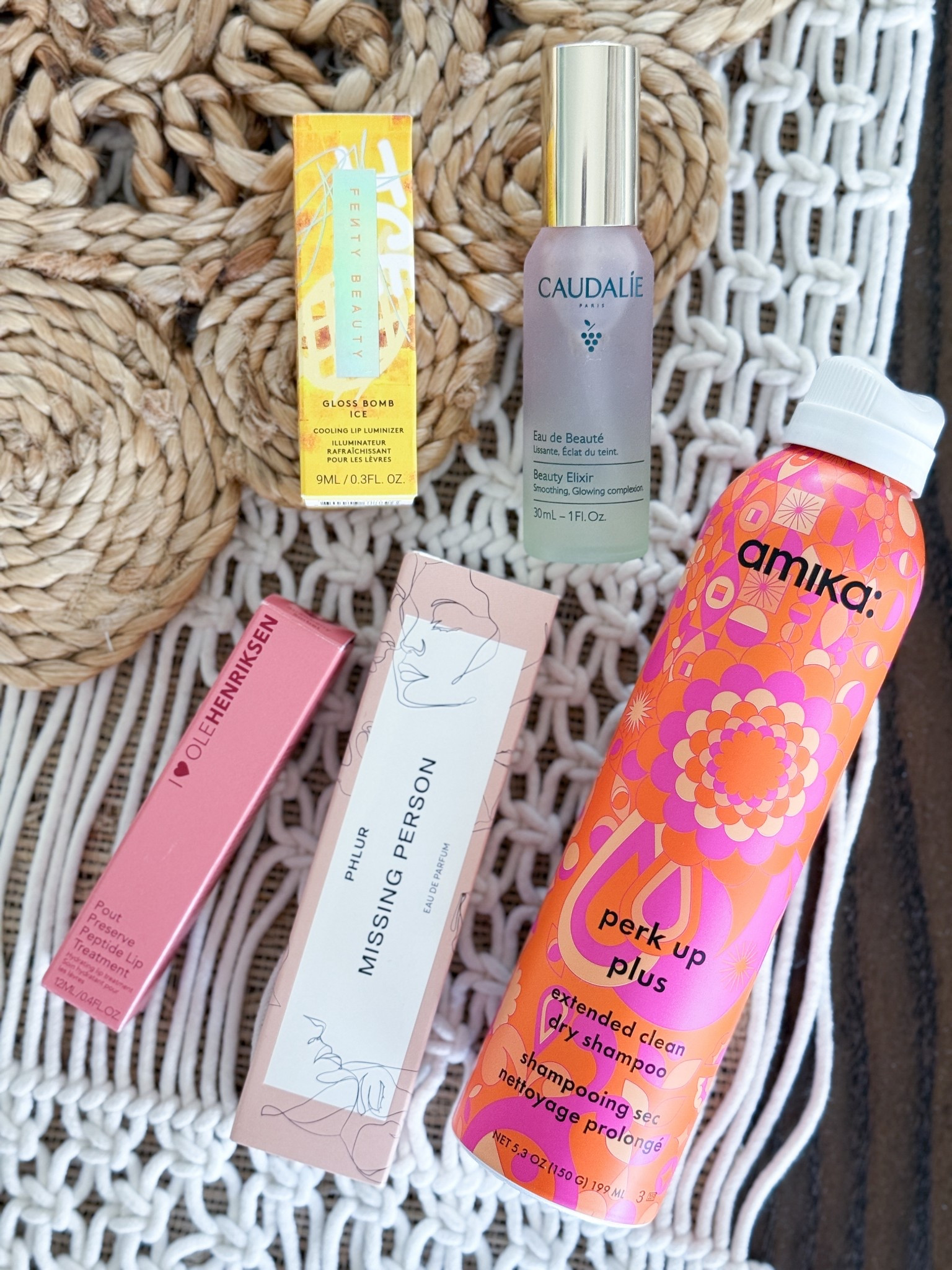 Sephora haul restock for our upcoming June trips plus a few everyday beauty favorites I can’t be without. Grabbed the Amika Perk Up Plus dry shampoo for fresh hair on travel days, Fenty Beauty Gloss Bomb Ice for a juicy lip, Phlur Missing Person perfume, Ole Henriksen lip treatment & Caudalie Beauty Elixir for that glowing skin finish. These are all staples in my bag whether I’m home or on the go!

sephora haul - beauty must haves - summer beauty picks - june travel beauty - amika dry shampoo - fenty gloss bomb - phlur missing person perfume - caudalie beauty elixir spray - ole henriksen lip treatment - sephora top picks - clean beauty favorites - travel beauty essentials - summer skincare picks - ltk beauty haul - ltk sephora recommendations - what to buy at sephora