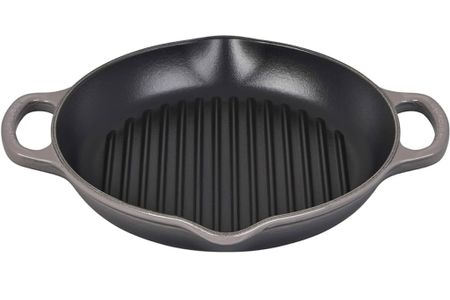 Grill Pan from Le Creuset. This pan makes grilling easy with even heating and a nonstick surface! 