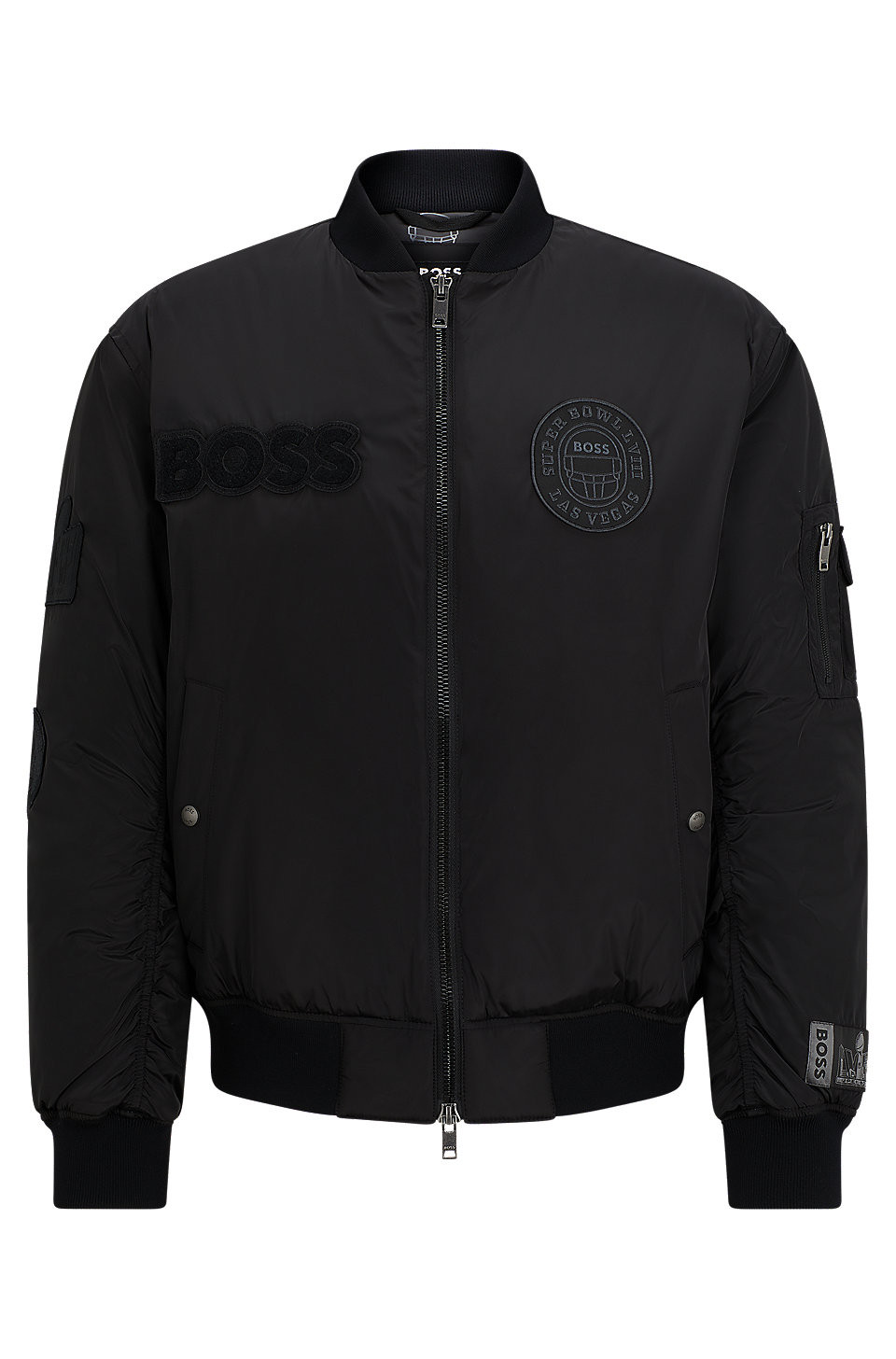 BOSS x NFL padded bomber jacket with special patches | Hugo Boss (UK)