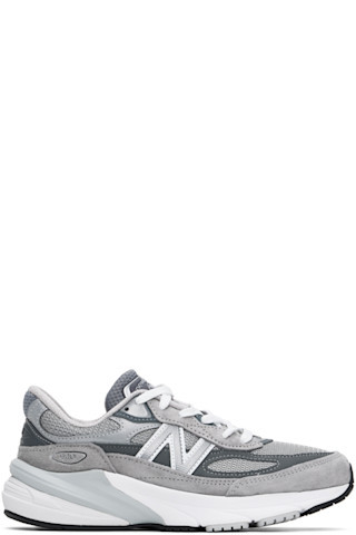 Gray Made in USA 990v6 Sneakers | SSENSE
