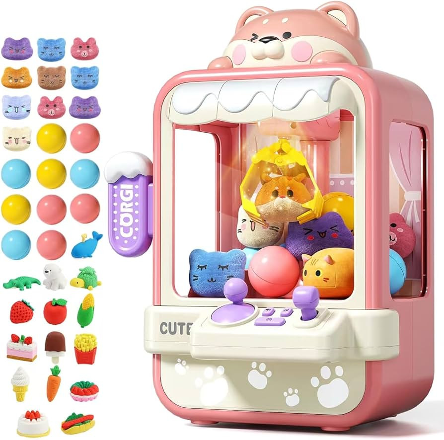 Claw Machine for Kids, Mini Vending Machine with Music, Prize Dispenser Toys for Girls and Boys, ... | Amazon (US)