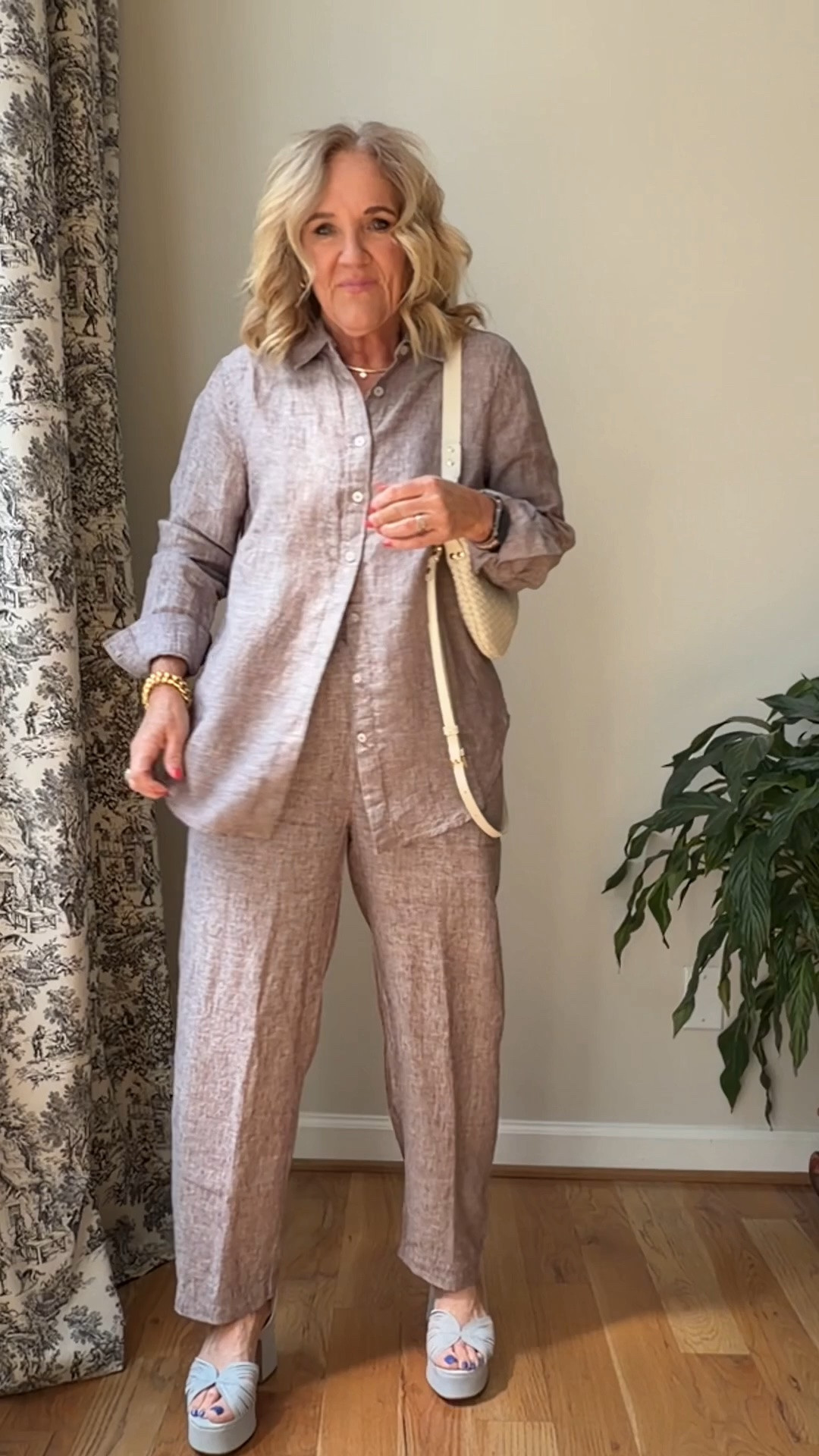 Wearing size medium
Linen set 
Summer outfit
Hot weather ootfit
Hot fall 

#LTKOver40 #LTKootd #LTKPetite