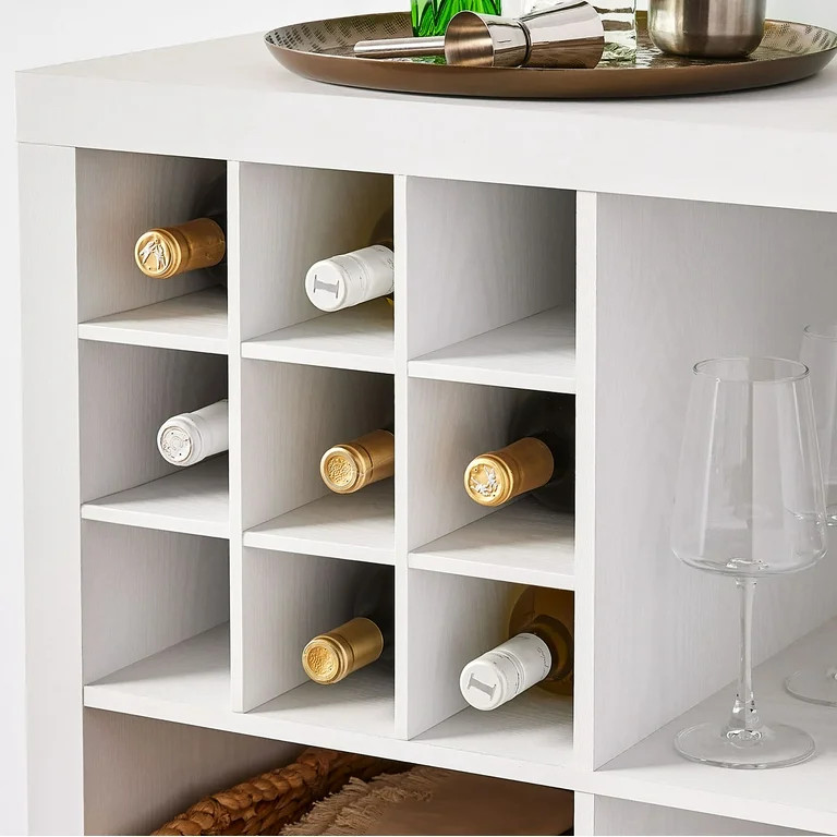 Better Homes & Gardens Bottle Storage Insert for Cube Organizers, White Texture | Walmart (US)