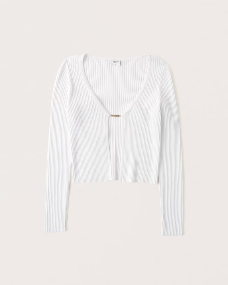 Women's Slim Bar Closure Cardigan | Women's | Abercrombie.com | Abercrombie & Fitch (US)