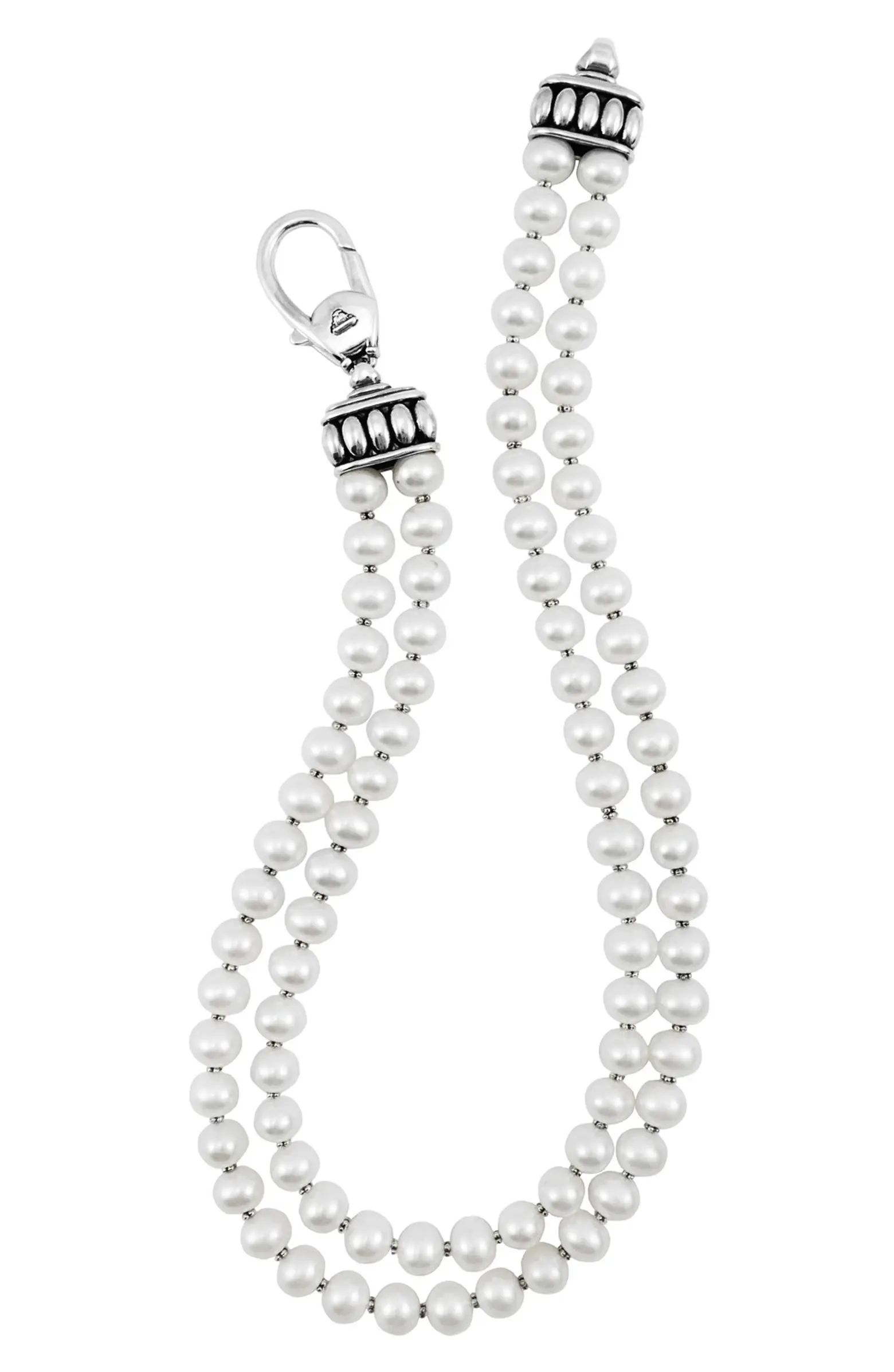 Luna Double Row Pearl Necklace | Nordstrom