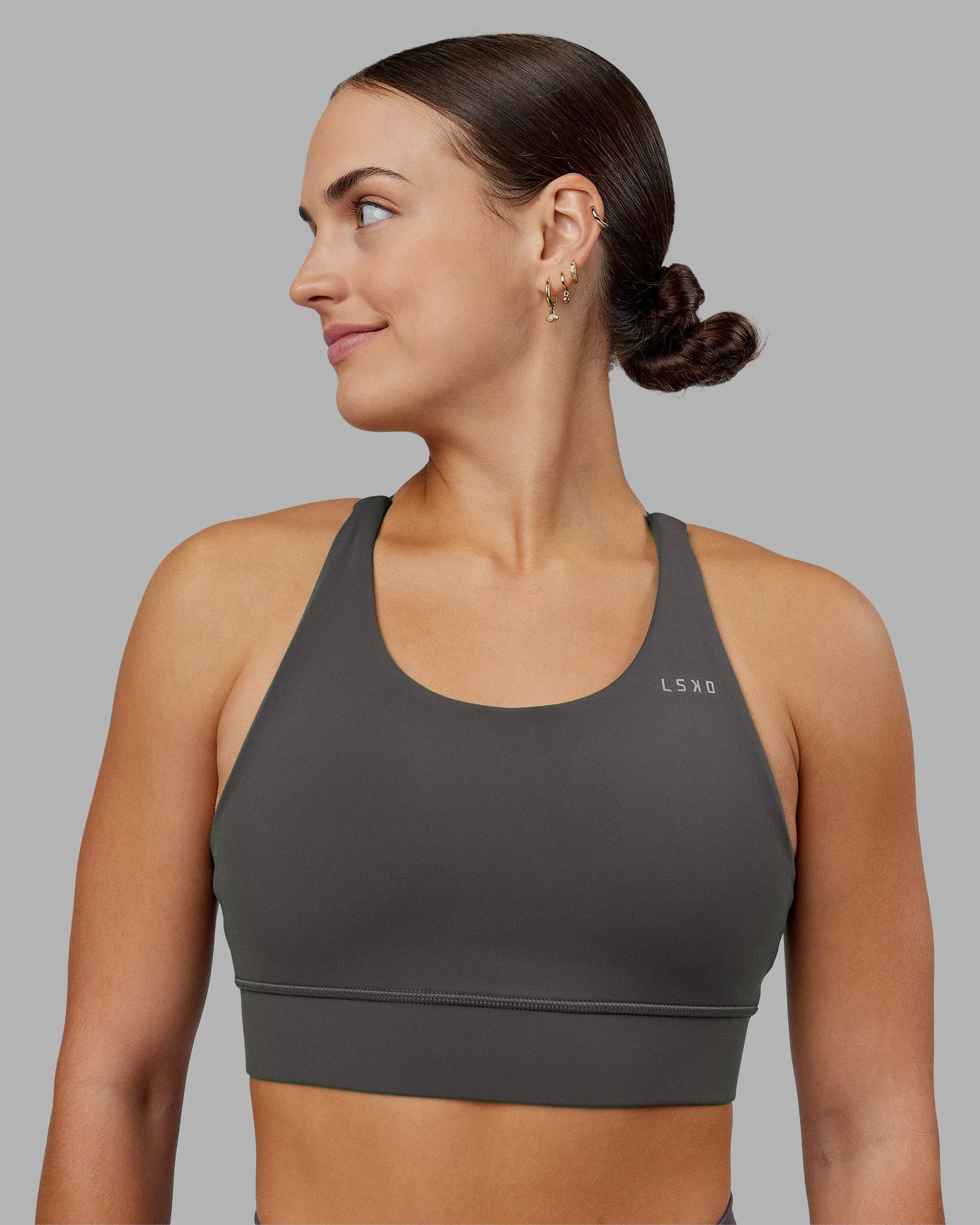 Accelerate Sports Bra - Dark Storm | LSKD | LSKD