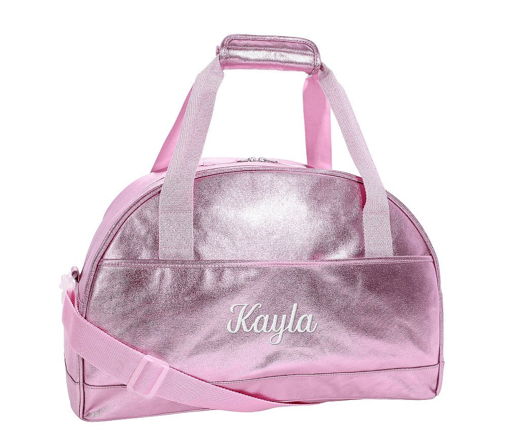 Mackenzie Metallic Pink Ultimate Duffle Bag | Pottery Barn Kids