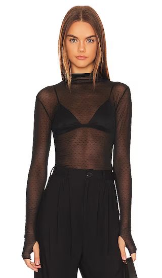 On The Dot Layering Top in Black | Revolve Clothing (Global)