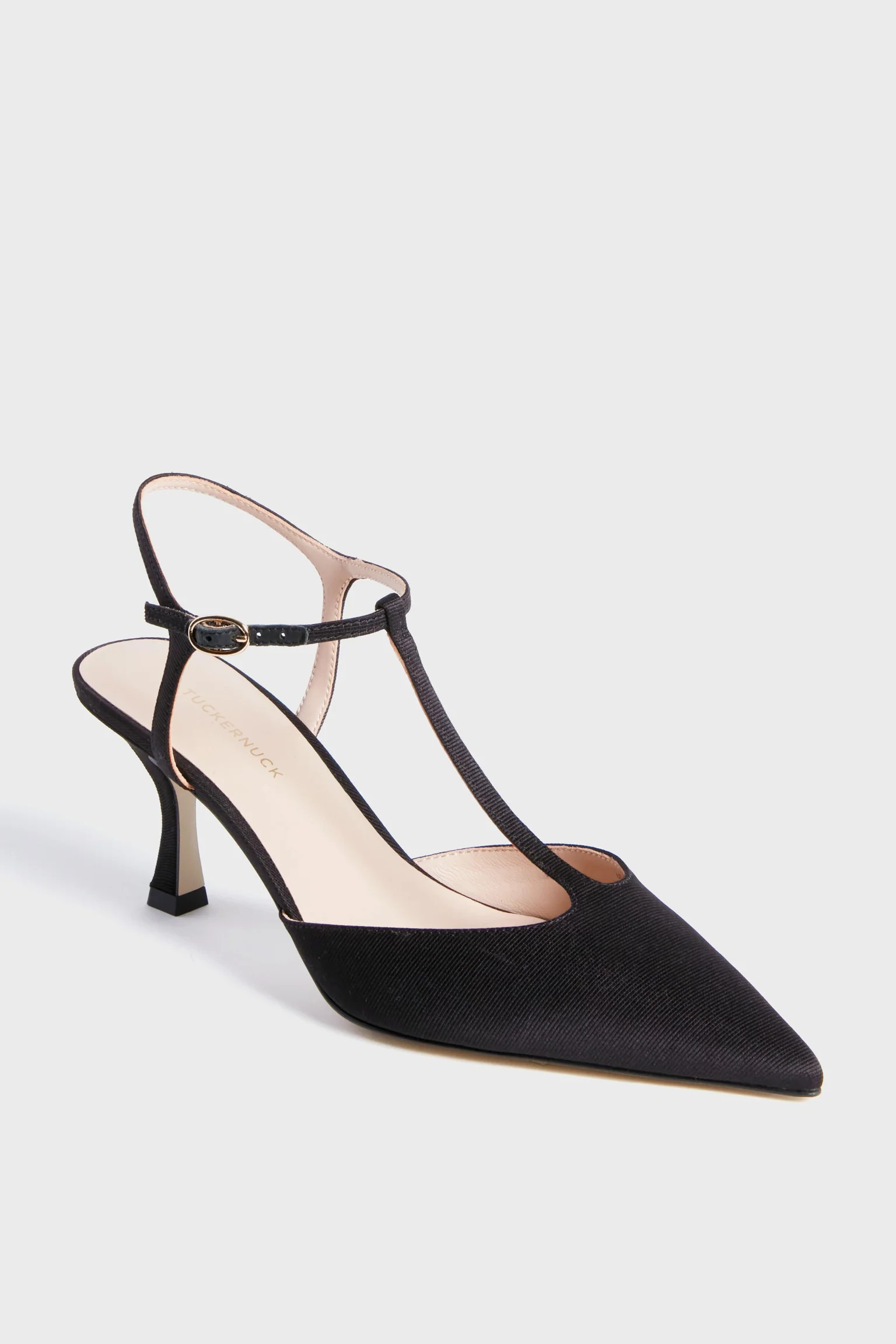 Black Grosgrain Margot Heels | Tuckernuck (US)
