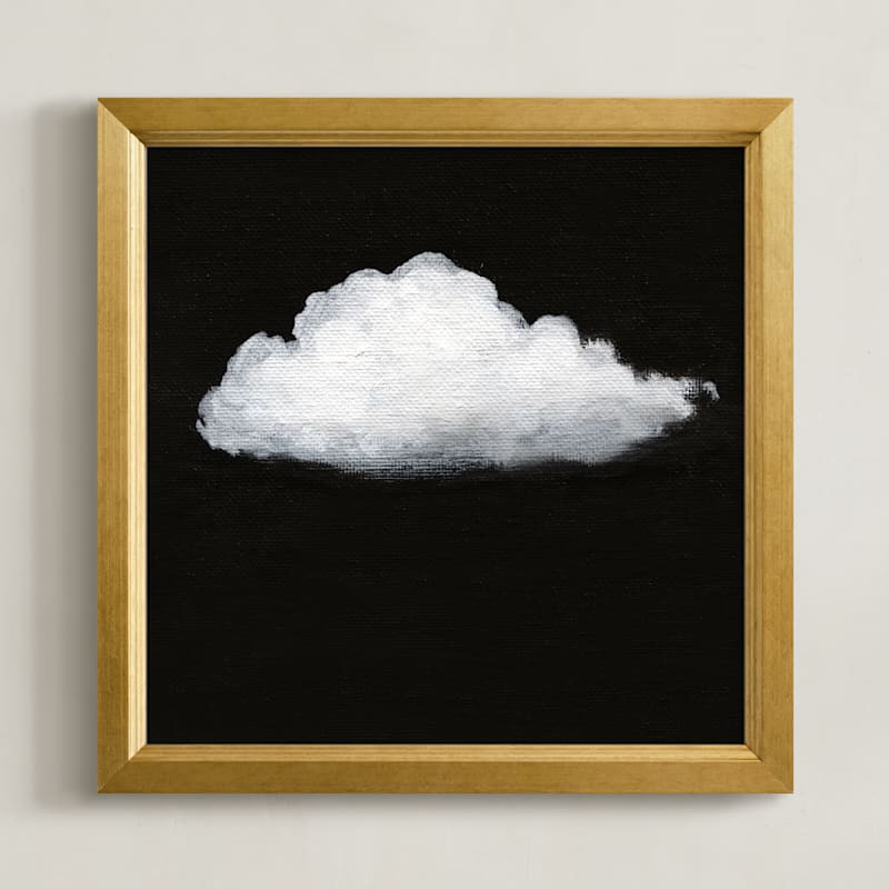 Cloud On Black Sky | Minted