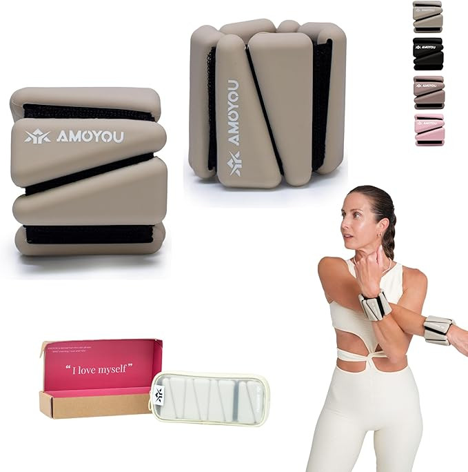 AMOYOU Wrist & Ankle Weights for Women – 2 lb Ankle Weights (Set of 2, 1 lb Each) | Arm Weights... | Amazon (US)