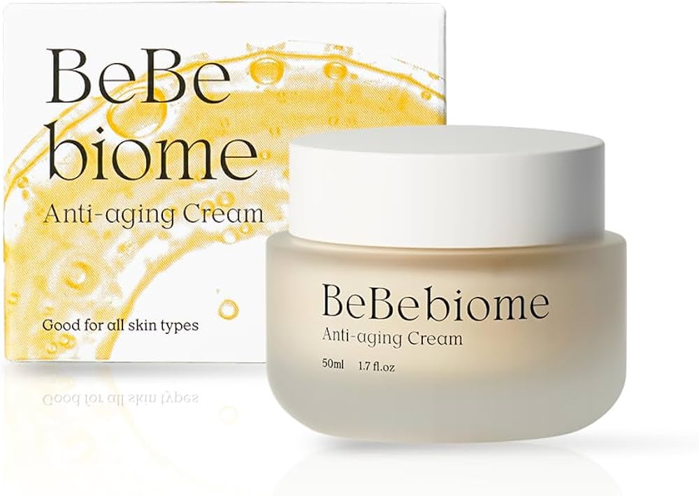 BeBebiome Anti-aging Cream - Tightening, Hydrating, Moisturizer for Face with Kombucha & Black Gi... | Amazon (US)