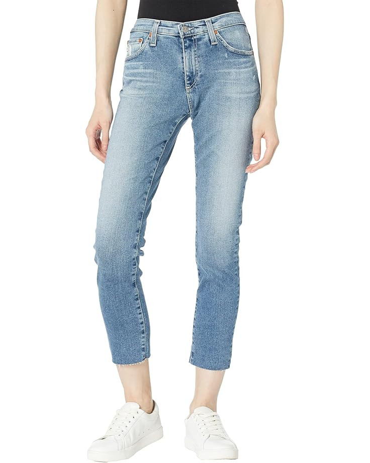 AG Adriano Goldschmied Prima Crop Raw Hem in 17 Years Coldwater | Zappos