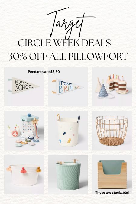 Target circle week deals! 30% off Pillowfort!





#LTKkids #LTKsalealert #LTKxTarget