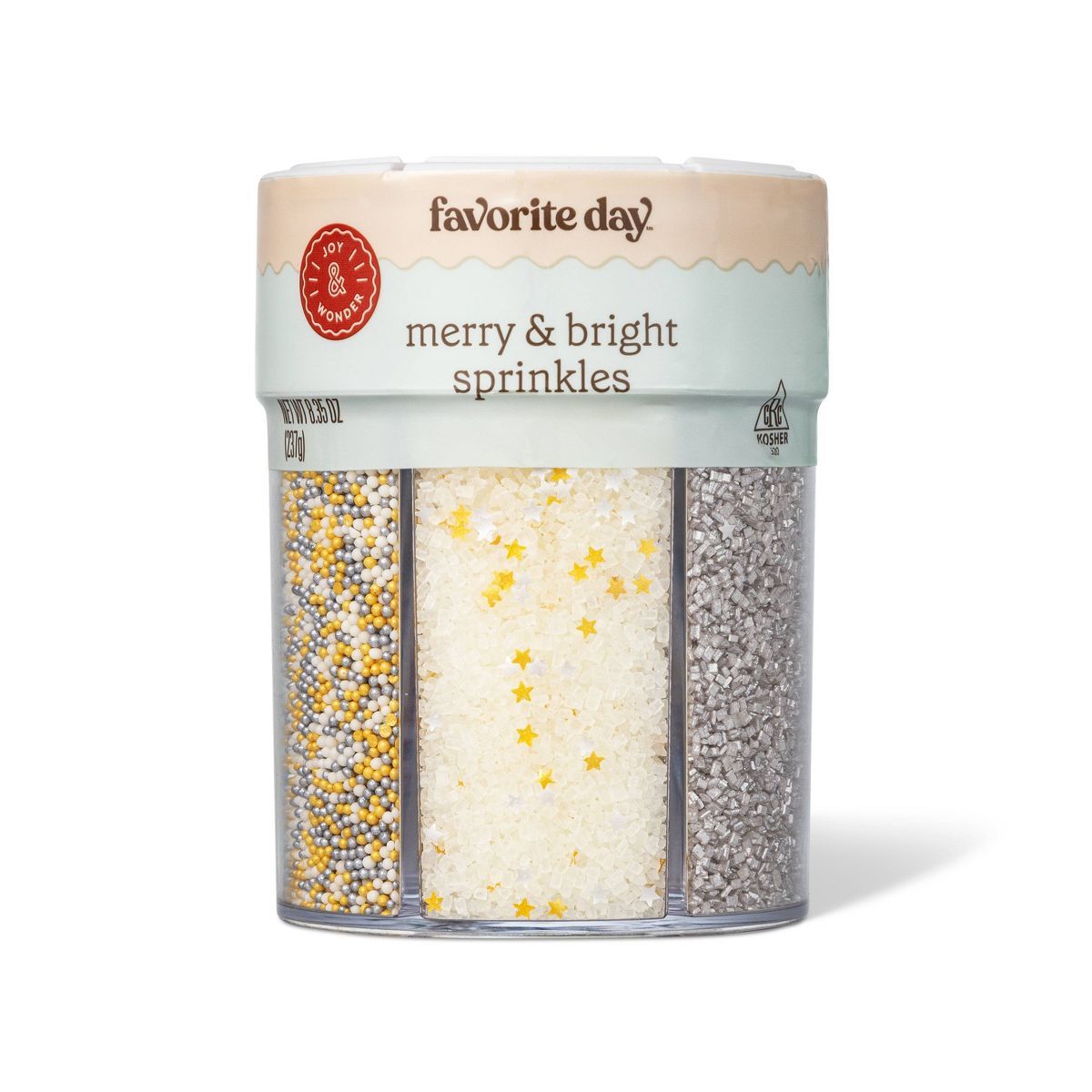 Holiday Festive & Bright Assorted Holiday Sprinkles - 8.35oz - Favorite Day™ | Target