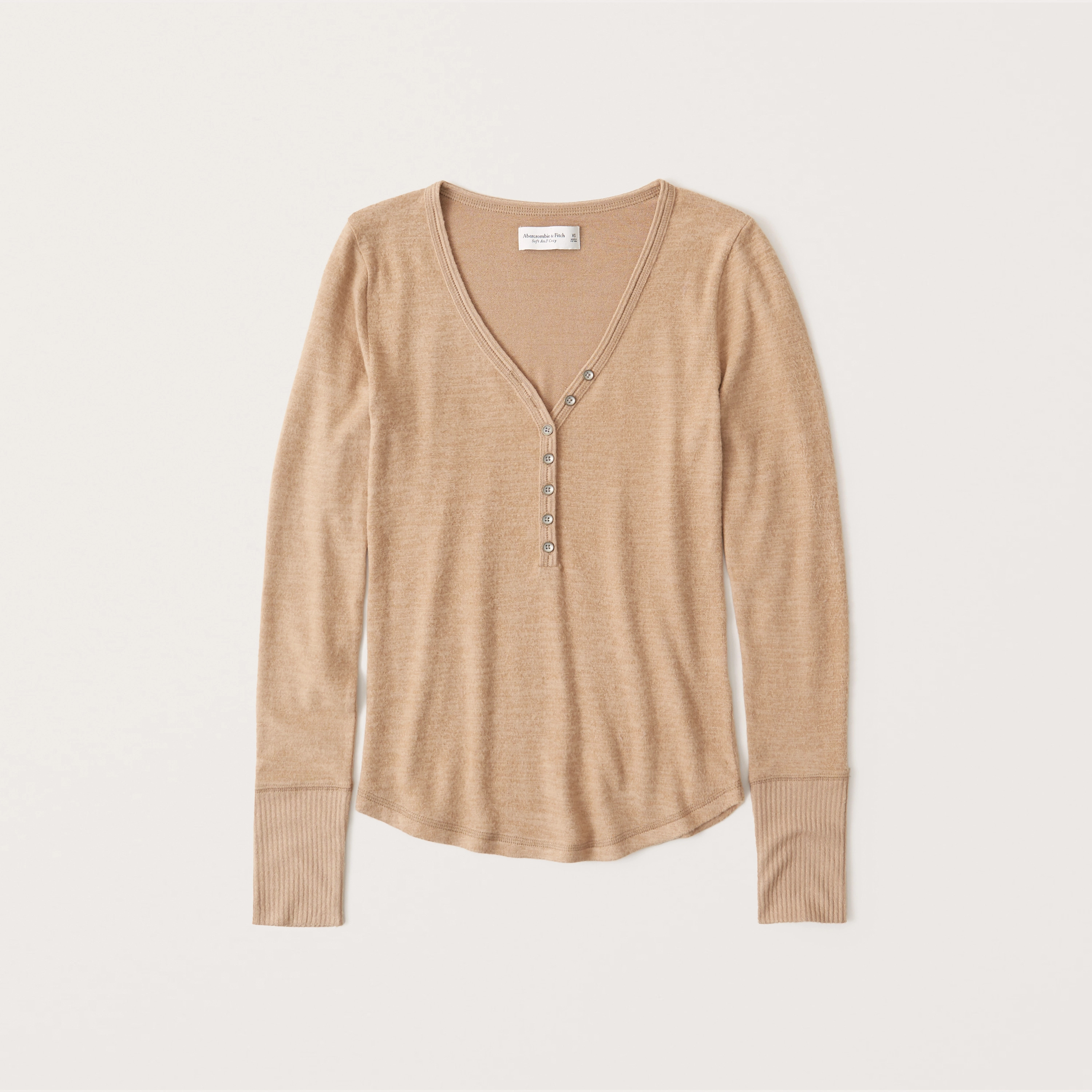 Long-Sleeve Cozy Henley | Abercrombie & Fitch (US)