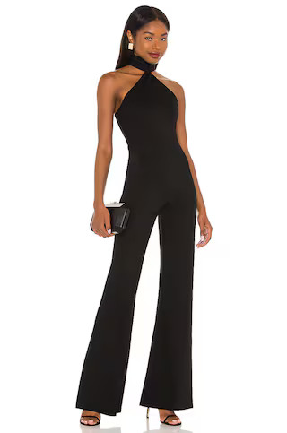 Amanda Uprichard Queens Jumpsuit in Black from Revolve.com | Revolve Clothing (Global)