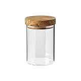 Berard Glass Storage Jar with Olive Wood Lid, 20-Ounce | Amazon (US)