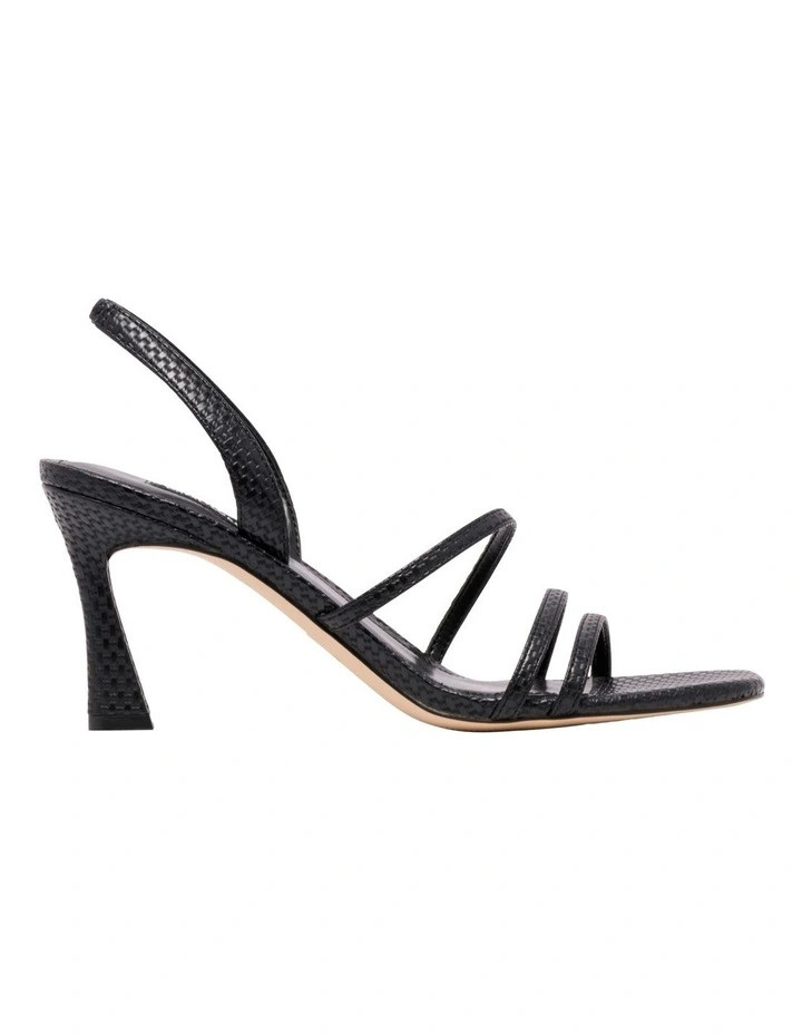 Nelen Heeled Sandal in Black | Myer