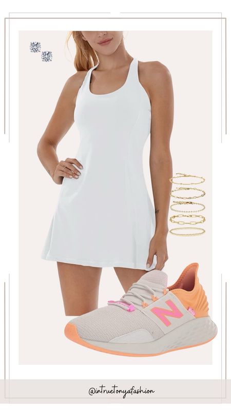Casual outfit idea with a white tennis dress, new balance shoes, an gold accessories

//Spring outfits 2024, Amazon outfit ideas, casual outfit ideas, casual fashion, amazon fashion, amazon casual outfit, cute casual outfit, outfit inspo, outfits amazon, outfit ideas, Womens shoes, amazon shoes, Amazon bag, purse, size 4-6, early spring outfits, winter to spring transition outfit, spring outfit #ltkshoecrush #ltkfindsunder100 #ltlsalealert

#LTKfitness #LTKstyletip #LTKfindsunder50