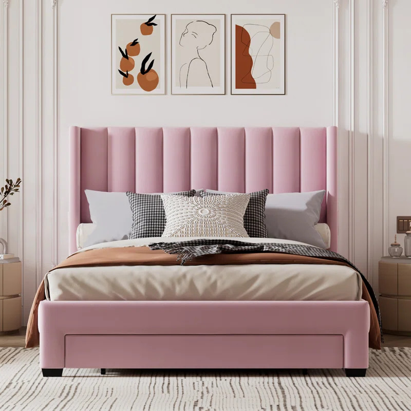 Kenlii Upholstered Storage Bed | Wayfair North America