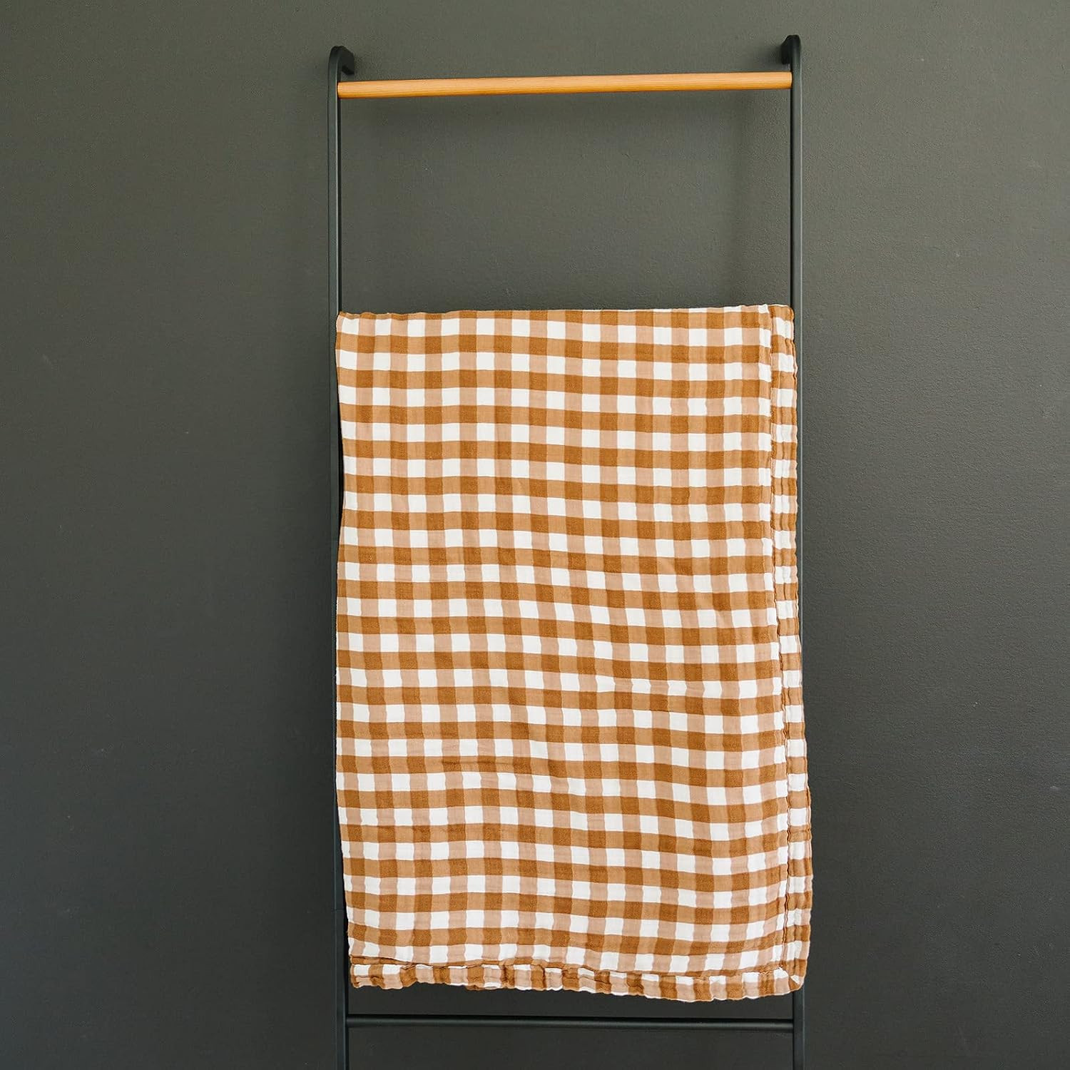 Mebie Baby Muslin Quilt, Gingham 100% Muslin Cotton Baby Blankets for Girls and Boys, Muslin Baby... | Amazon (US)