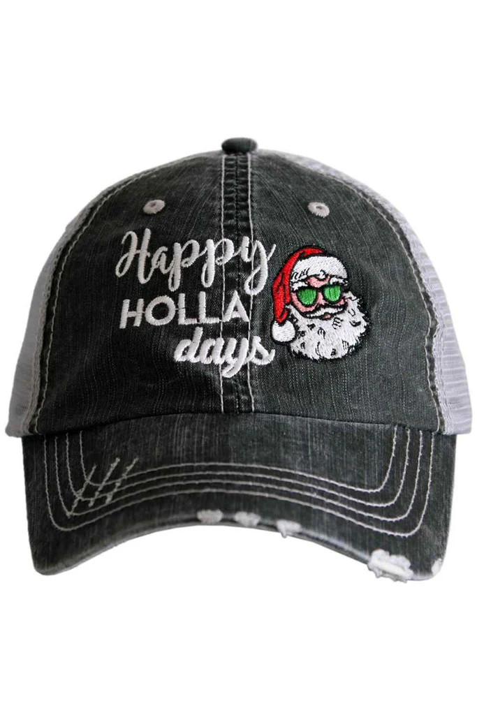 Happy Holla Days Trucker Hat | Katydid.com