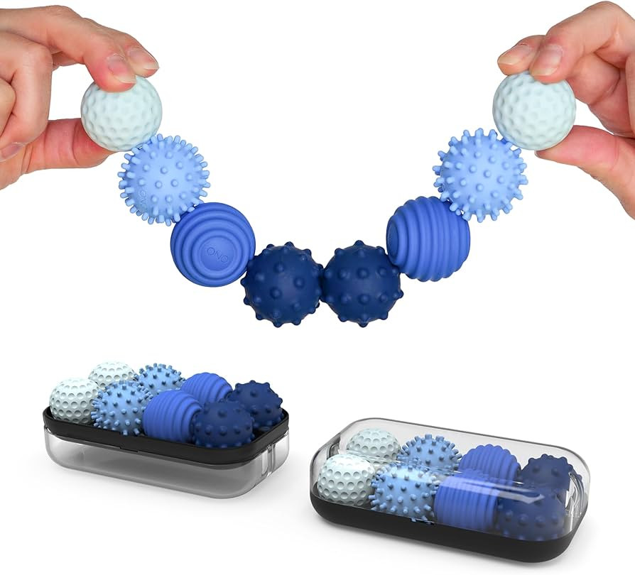 ONO Signets – Silicone Magnetic Balls with Textured Dimples, Bumps, and Waves | Fun to Play wit... | Amazon (US)