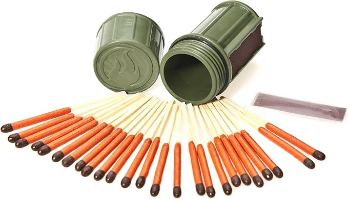UCO Stormproof Match Kit with Waterproof Case, 25 Stormproof Matches and 3 Strikers | Amazon (US)