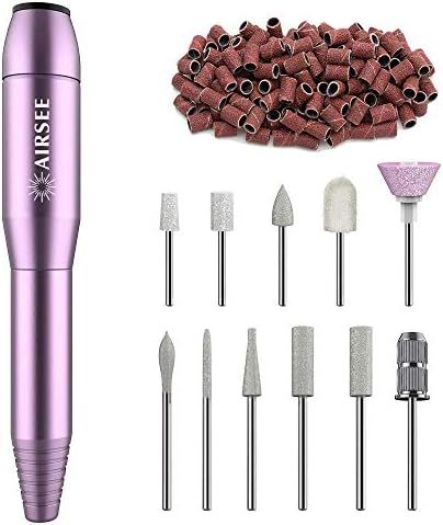 AIRSEE Portable Electric Nail Drill Professional Efile Nail Drill Kit For Acrylic, Gel Nails, Man... | Amazon (US)