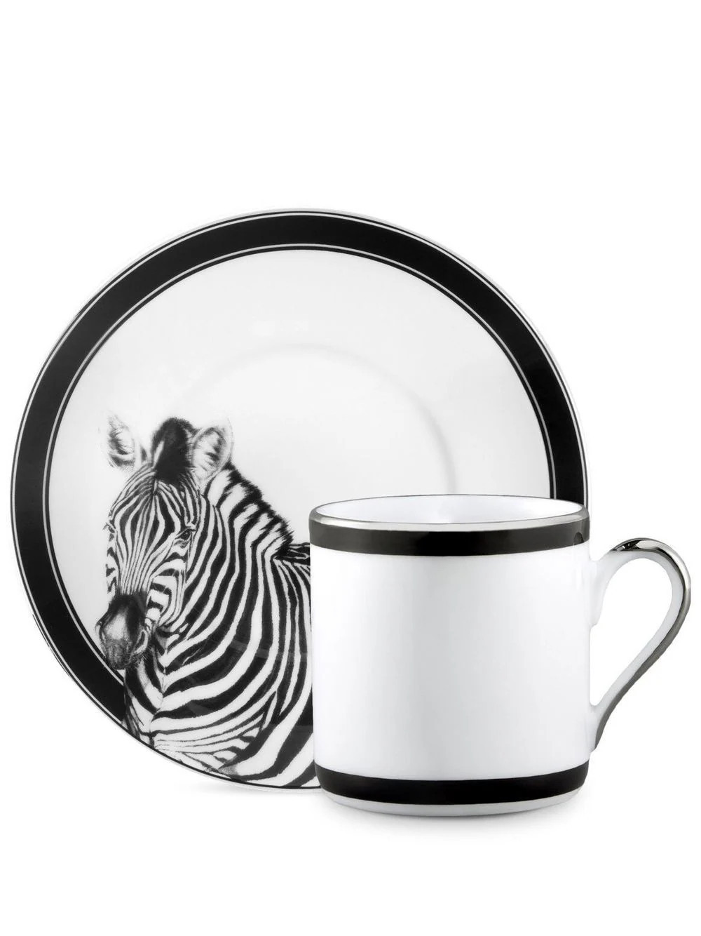Dolce & Gabbana zebra-motif porcelain espresso set - White | Farfetch Global