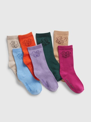 babyGap | Disney Minnie Mouse Crew Socks (7-Pack) | Gap (US)