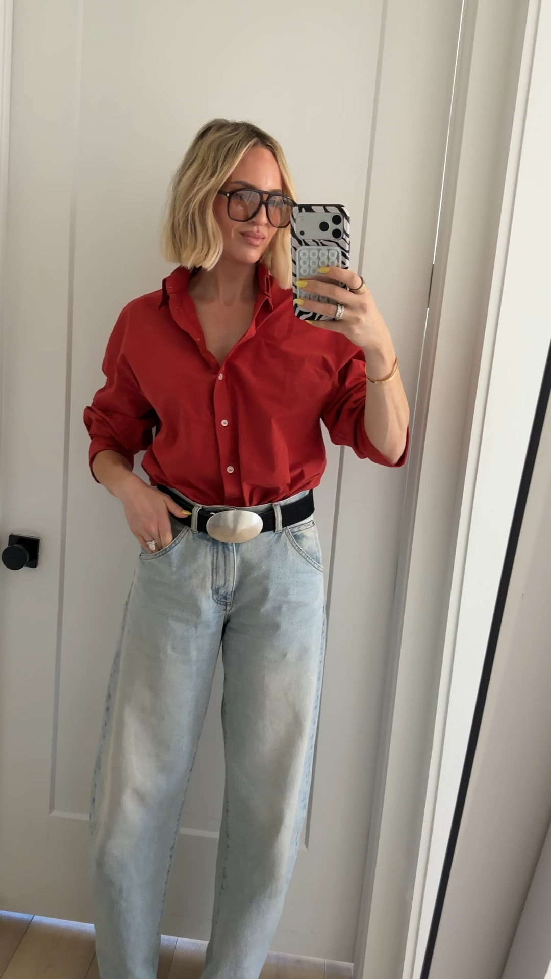 Wearing a small in the Zara top. Size down in jeans 

#LTKgrwm #LTKTall #LTKootd