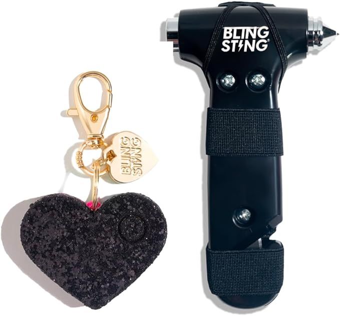 BLINGSTING Personal Safety Alarm & Car Escape Hammer Tool, 125 db Siren Keychain & LED Light, Eme... | Amazon (US)