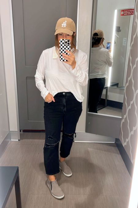 Love this white long sleeve top. Im in a wearing a large for an oversized look.

Fall fashion, fall outfit, petite jeans, ankle jeans, fall boots, comfy boots, #lacap #fashioncap #casualoutfit #jeans #affordablefashion

#targetfashion #casualoutfit #falloutfit #petitejeans #longsleevetop #target #abercrombie #bootie #womenboot #womenfashion #momjean #anklejean 

#LTKSeasonal #LTKstyletip #LTKshoecrush