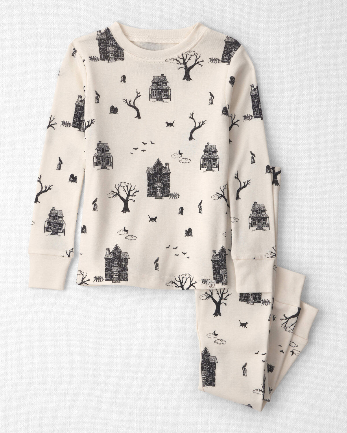 Toddler 2-Piece Organic Cotton Pajamas in Spooky Village | Carter's Inc