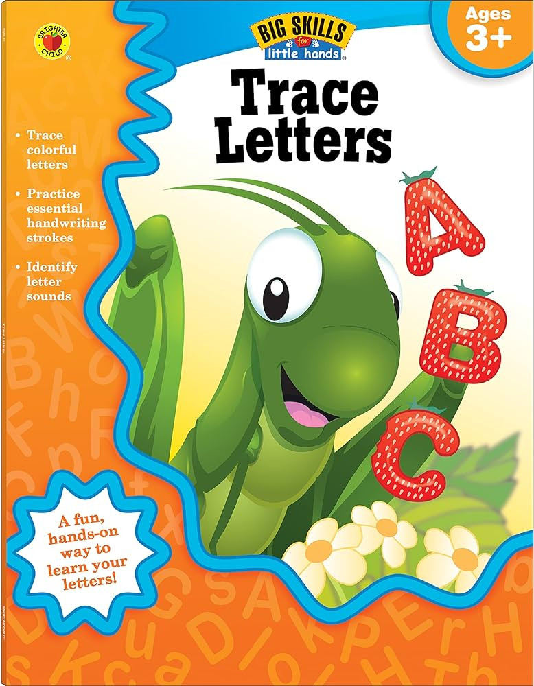 Carson Dellosa Trace Letters Preschool Workbook, Tracing Books for Kids Ages 3-5, Sound Recogniti... | Amazon (US)