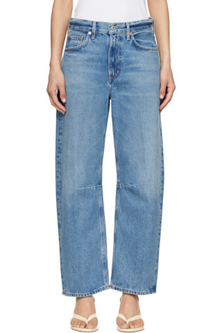 Blue Miro Relaxed Jeans | SSENSE