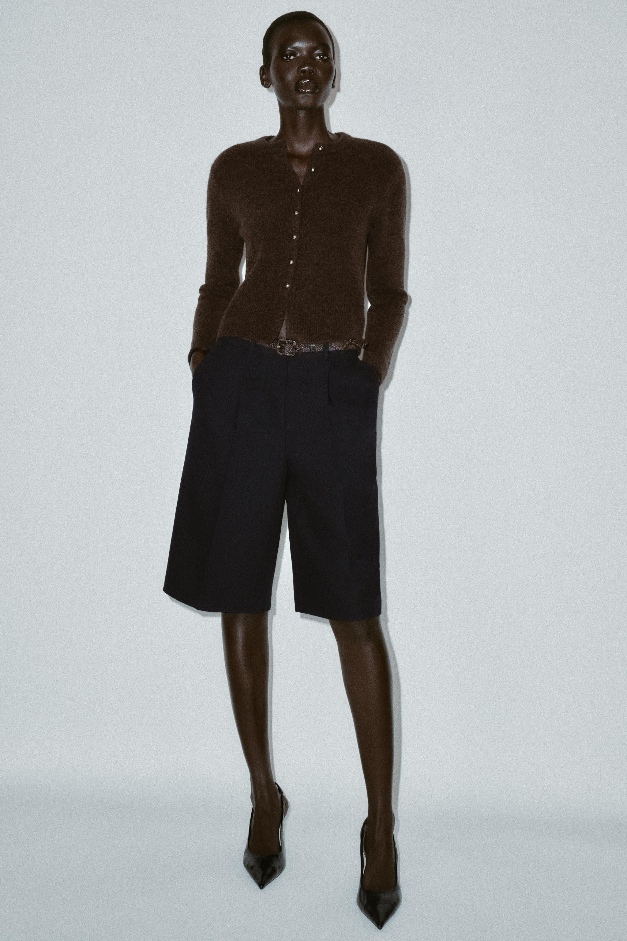 CARDIGAN WITH BALL BUTTONS | Zara UK