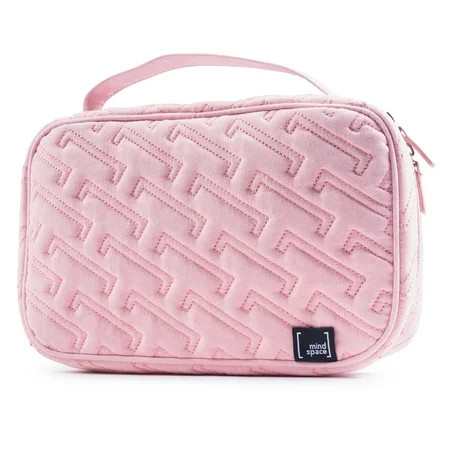 Mindspace Travel Jewelry Roll Organizer Case for Women Blush | Walmart (US)