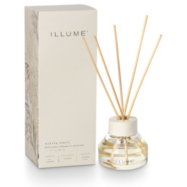 Illume Refillable Aromatic Diffuser Winter White | Well.ca