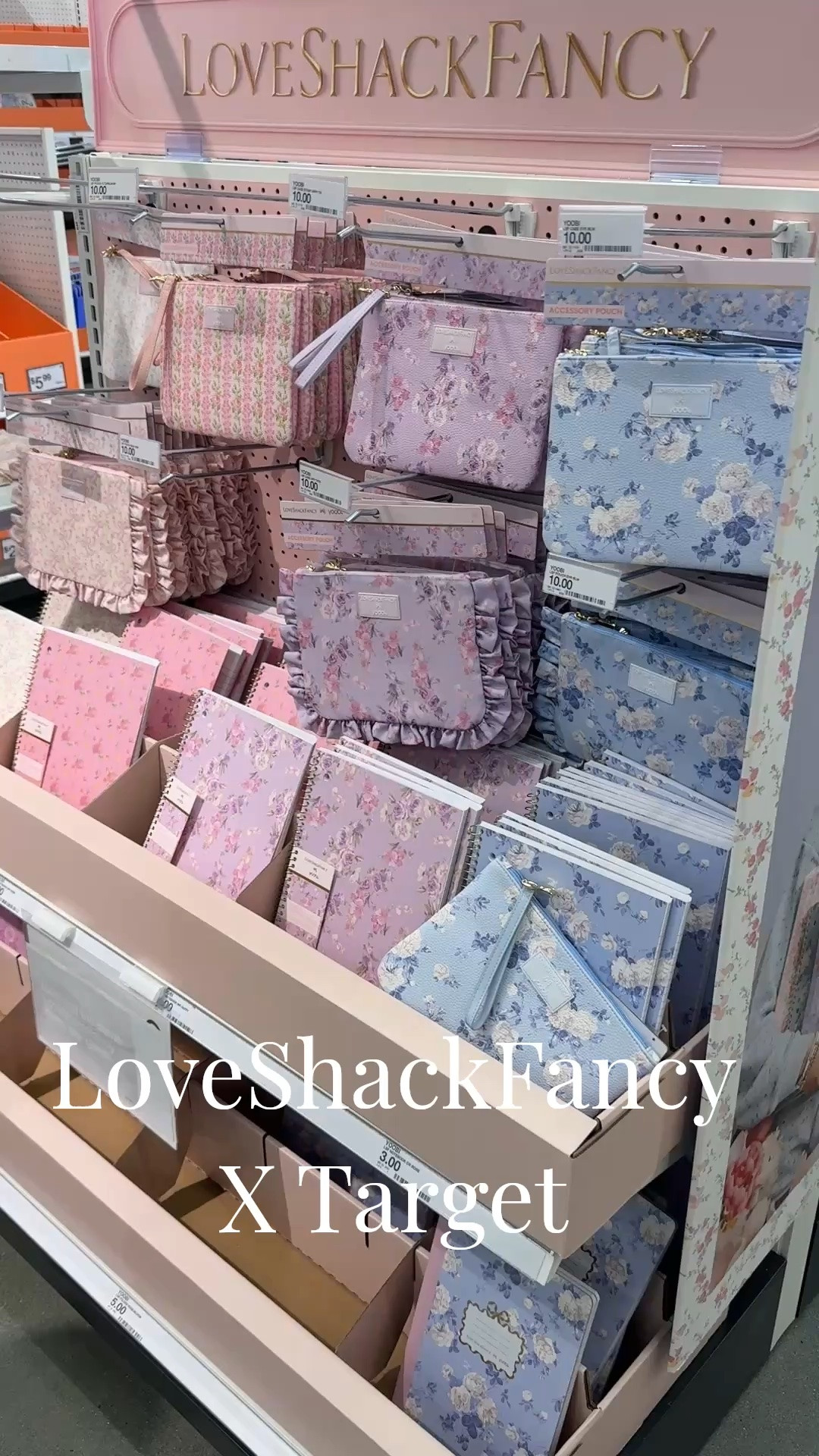 The LoveShackFancy x Target collection is finally here, and it’s packed with the prettiest finds for back-to-school, dorm rooms, office organization, beauty lovers, and feminine fashion fans. From floral school supplies, notebooks, planners, pens, and desk accessories to adorable clothing, accessories, and beauty essentials from Wet Brush and Goody, this limited-edition collaboration brings LoveShackFancy’s signature coquette-inspired style to affordable Target prices. If you love pink decor, floral prints, bows, and romantic vintage-inspired designs, this collection is a must-shop.

I rounded up the best LoveShackFancy x Target finds available now, including back-to-school essentials for students, cute office supplies for workspaces, dorm room accessories, hair brushes, hair accessories, beauty products, and wearable fashion pieces. Whether you’re shopping for your kids, updating your office desk, or treating yourself to something pretty, these LoveShackFancy Target finds are some of the most sought-after items from the collection. Shop my curated favorites before they sell out!

#LoveShackFancyxTarget #TargetStyle #BackToSchool #OfficeSupplies #DormDecor #CoquetteStyle #TargetFinds #LoveShackFancy #WetBrush #GoodyHairAccessories #LTKFinds #TargetBeauty #SchoolSupplies #PinkAesthetic #FloralStyle
@Target @LoveShackFancy

#LTKSaleAlert #LTKSeasonal #LTKmorningroutine