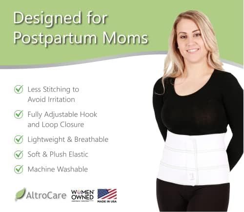 AltroCare 3 Panel, 9" high Postpartum Abdominal Binder, Stretches to fit 30" to 45" | Amazon (US)