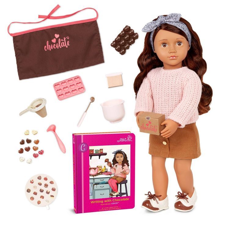 Our Generation Coco Posable 18" Baking Doll & Storybook | Target