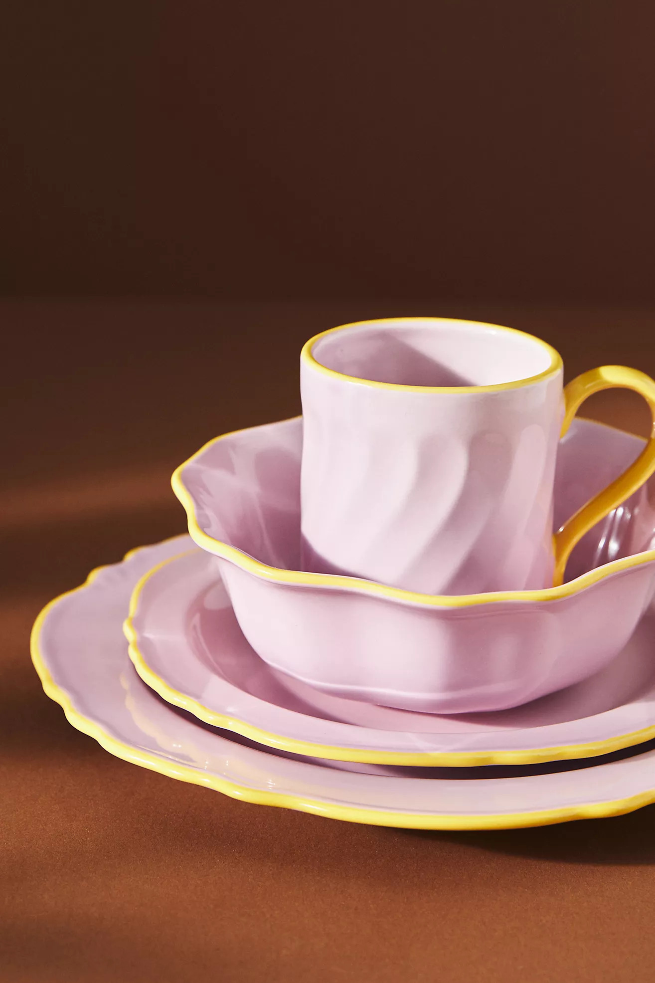 Elton Dinner Plates, Set of 4 | Anthropologie (US)