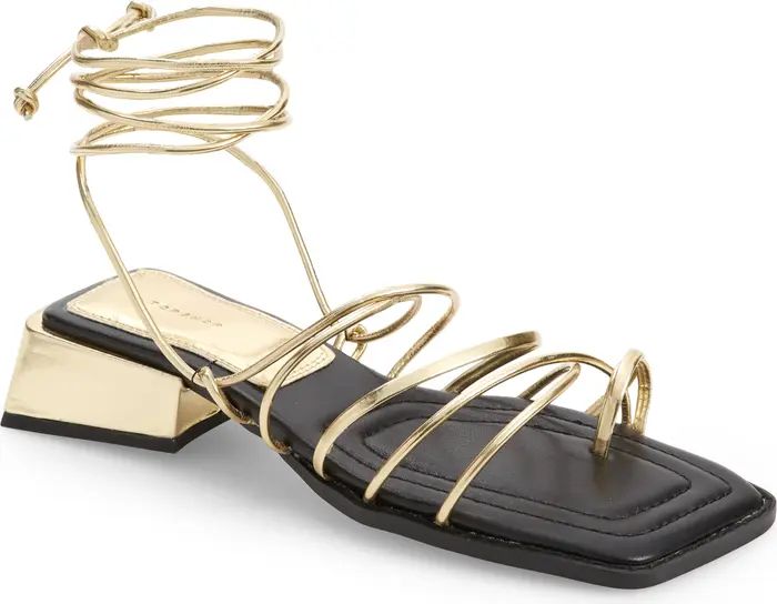 Topshop Pearly Strappy Sandal | Nordstrom | Nordstrom